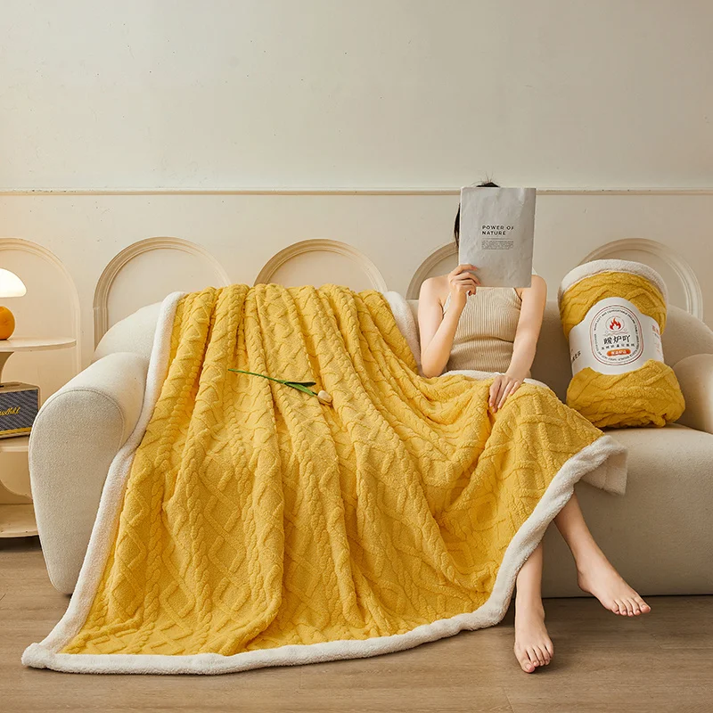 Sherpa Fleece Throw Blanket Queen King Size for Couch, Bed and Sofa, Thick and Warm Blanket, Soft Fuzzy Plush Blanket for Winter