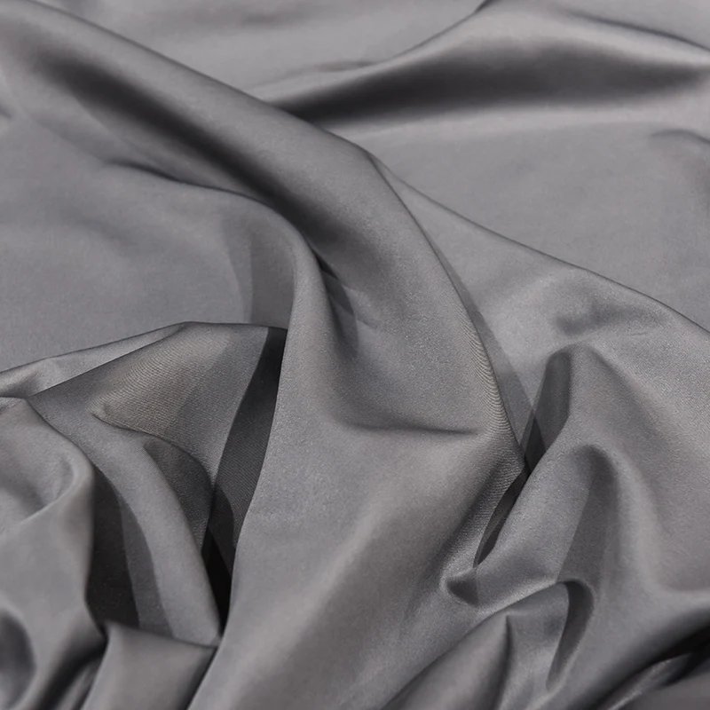 WASART Luxury Summer Satin Rayon Solid Embroidery Fitted Sheet Elastic Mattress Protector for Couples Bedding Cooling Bed Cover