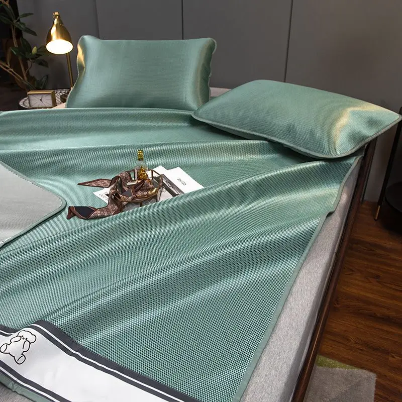 WASART Summer cooling mattress bedroom couple cool sleeping air conditioning mat folding cold sheet couple bed protection pad