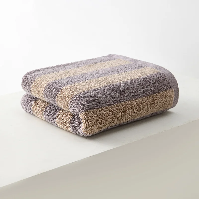 Battilo Plaid Cotton Bath Towels Set Soft Absorbent Daily Cleansing Face Hand Towel Set Patterned Lightweight Towel for Bathroom