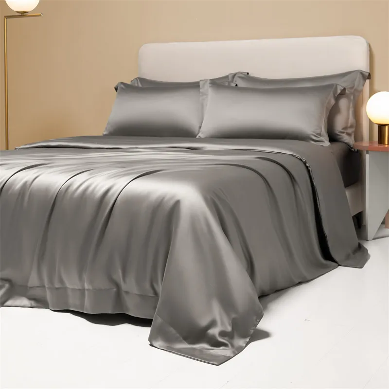 Luxury Bedding 100% Bamboo Duvet Cover 1PC Soild Colors Single Queen King Bed Cover Quilt Cover Soft Comfort Cool Summer Cooling