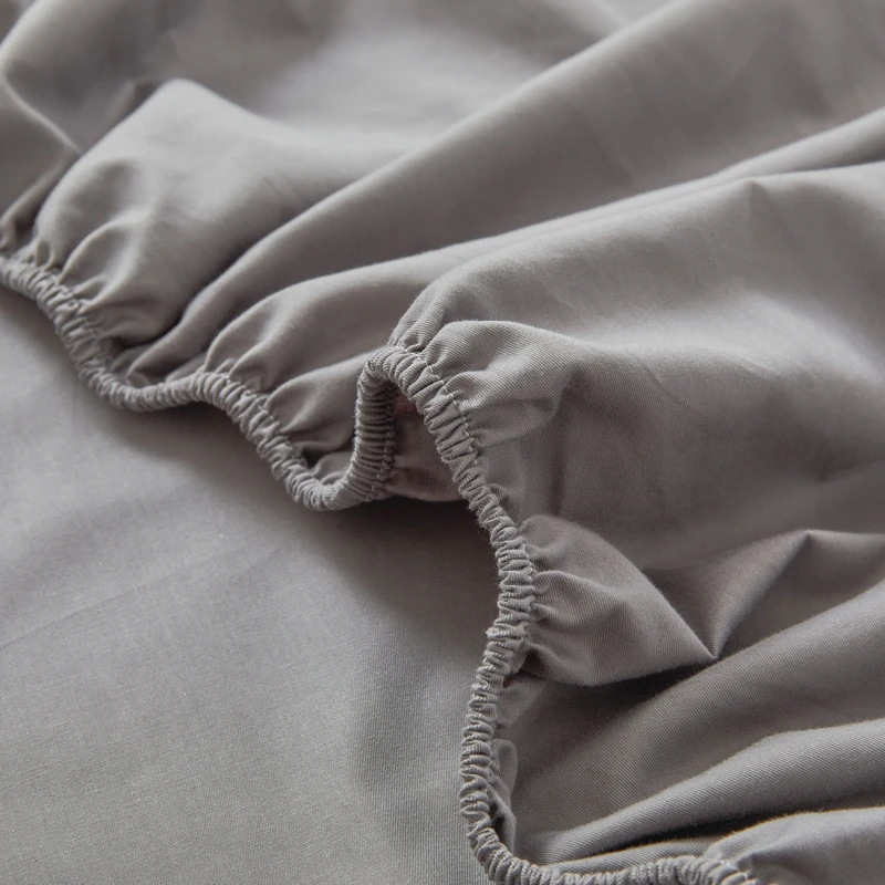 WASART Cotton bed sheet elastic fitted sheet mattress protector cover couple bed linen 180x200 luxury bedding queen king size