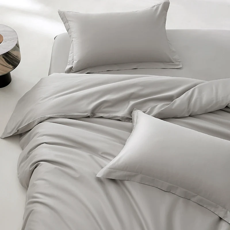 Organic Egyptian Cotton Bedding Set with Duvet Cover Bed Sheet Pillowcase Luxury 800 Thread Count Bedsheet 5-Star Hotel Quality