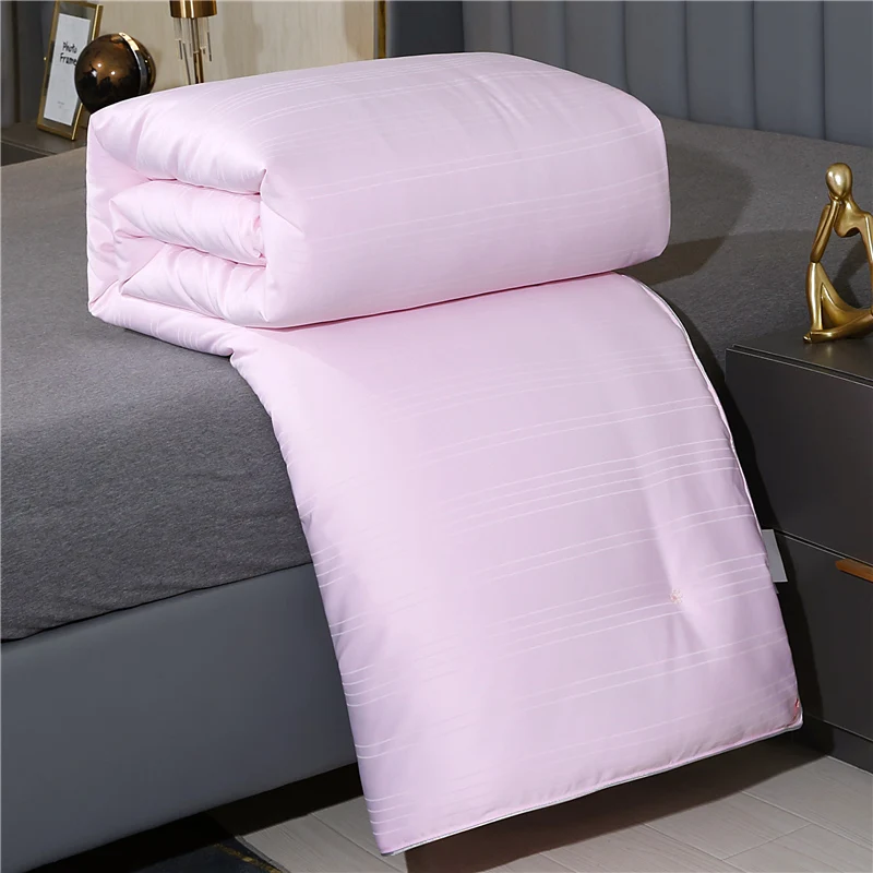 Mulberry Silk Quilt for All Season, 100% Cotton Shell Natural Silk Comforter, Breathable Comfortable Luxury Blanket Quilts Duvet