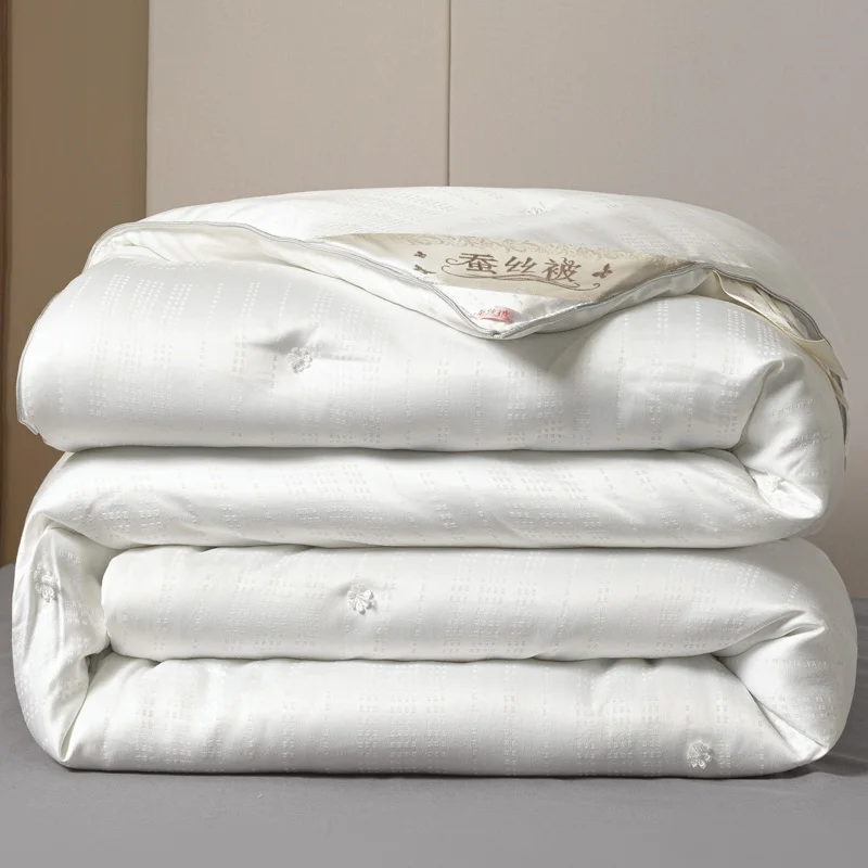 Natural Mulberry Silk Duvet Insert Luxury Queen King Size Comforter Summer Winter Quilt Single Couple Bedding Filler Bedding