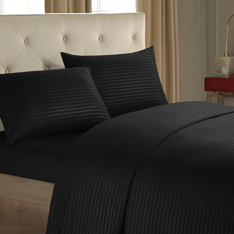 Battilo Bed Sheets 4 Pieces Set Fitted Sheet Flat Sheet Bedding Set with Pillows Case For Twin/Full/Queen/King Size