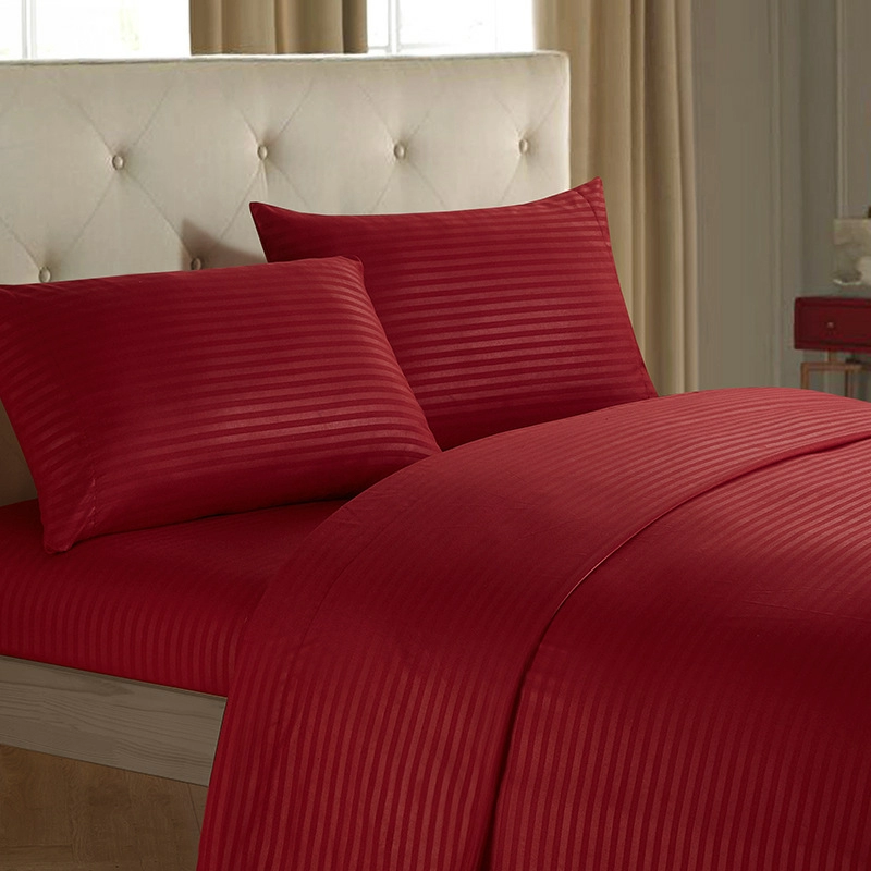 Battilo Bed Sheets 4 Pieces Set Fitted Sheet Flat Sheet Bedding Set with Pillows Case For Twin/Full/Queen/King Size