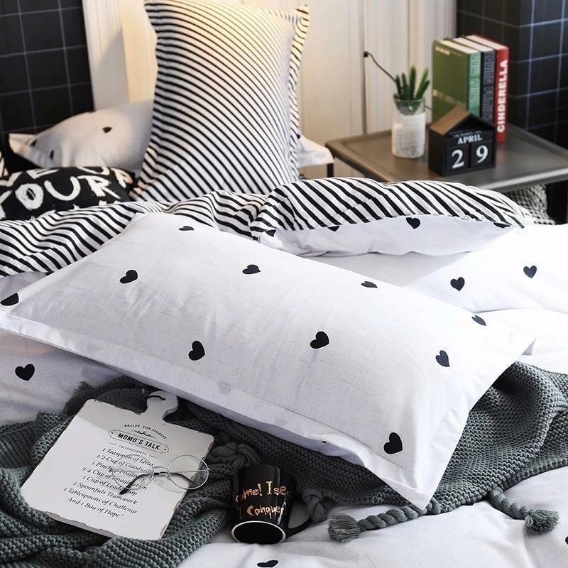 J5 Bedding Set Jpcs King Duvet Cover/ Quilt Cover/comforter Cover + 2 Pillowcase Bed Cover Size 150*200/180*220/200*200/220*240